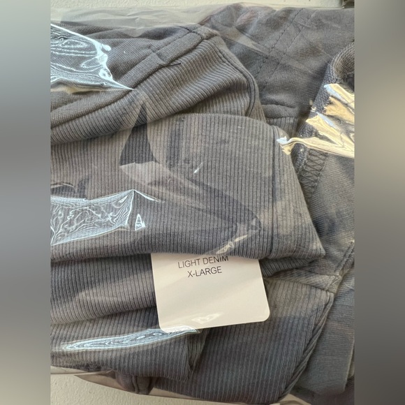 Max & Mia Women's Lightweight Draped blue Cardigan with Pockets butter soft - Picture 3 of 6